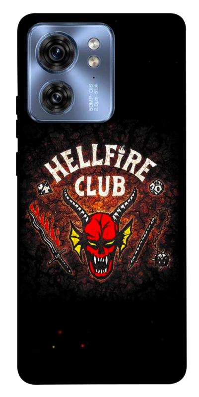 Чехол itsPrint Hellfire club для Motorola Edge 40, хоррор, купить оптом с доставкой
