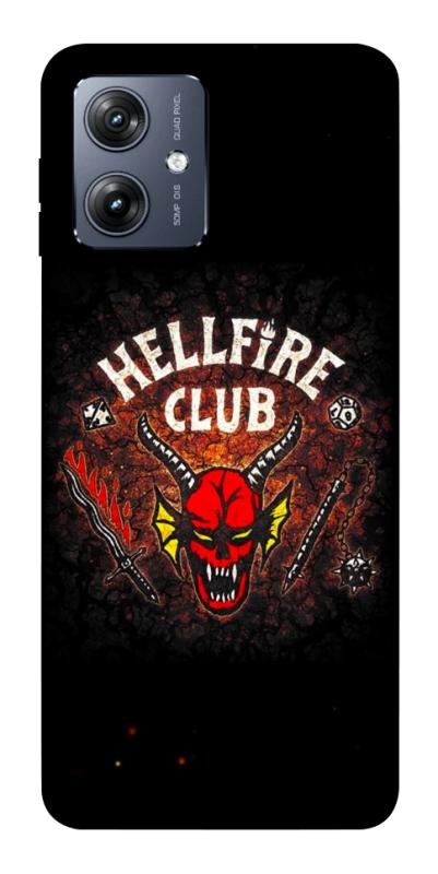 Чехол itsPrint Hellfire club для Motorola Moto G54, хоррор, купить оптом с доставкой