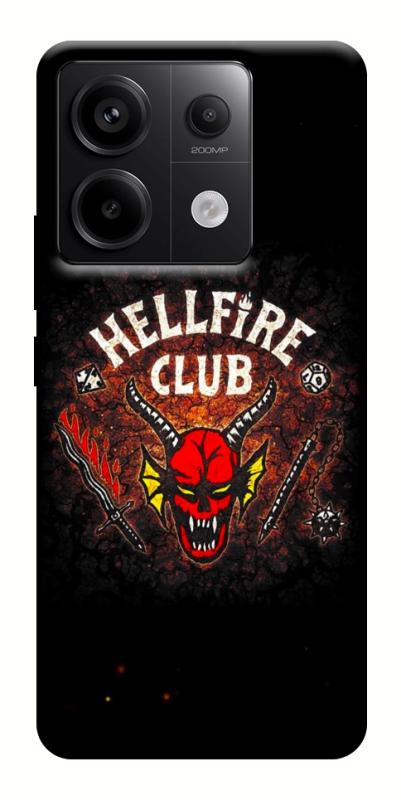 Чехол itsPrint Hellfire club для Xiaomi Redmi Note 13 Pro 4G, хоррор, купить оптом с доставкой