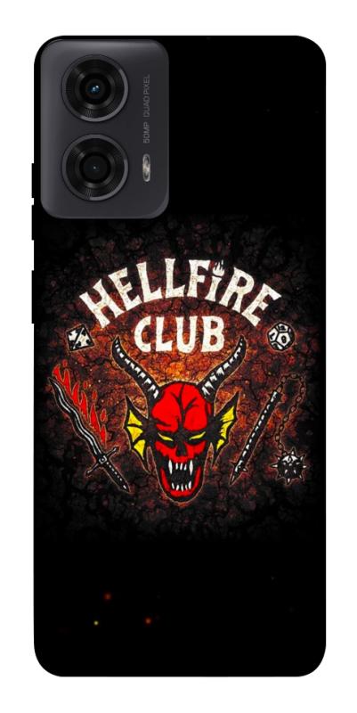 Чехол itsPrint Hellfire club для Motorola Moto G24, хоррор, купить оптом с доставкой