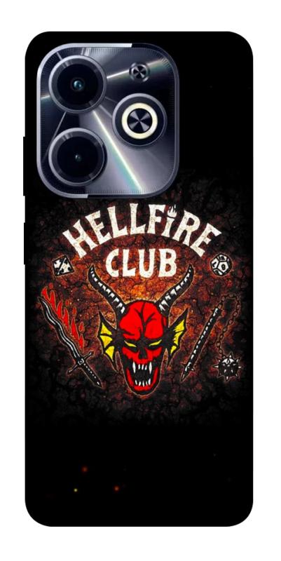 Чехол itsPrint Hellfire club для Infinix Hot 40i, хоррор, купить оптом с доставкой