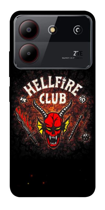 Чехол itsPrint Hellfire club для ZTE Blade A54 4G, хоррор, купить оптом с доставкой