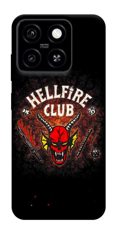 Чехол itsPrint Hellfire club для ZTE Blade A55 4G, хоррор, купить оптом с доставкой