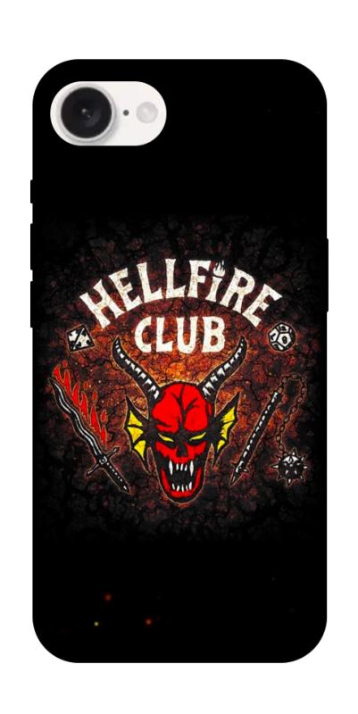 Чехол itsPrint Hellfire club для Apple iPhone 16e (6.1"), хоррор, купить оптом с доставкой