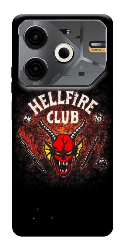 Чехол itsPrint Hellfire club для TECNO Pova 6 Neo (LI6), хоррор, купить оптом с доставкой
