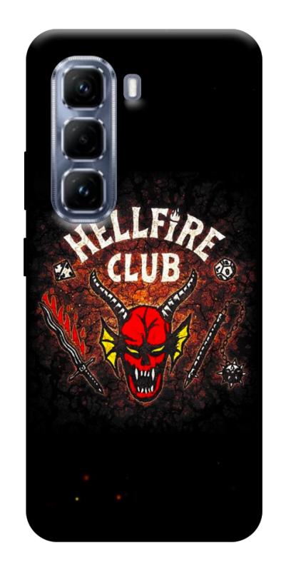 Чехол itsPrint Hellfire club для Infinix Hot 50 Pro, хоррор, купить оптом с доставкой