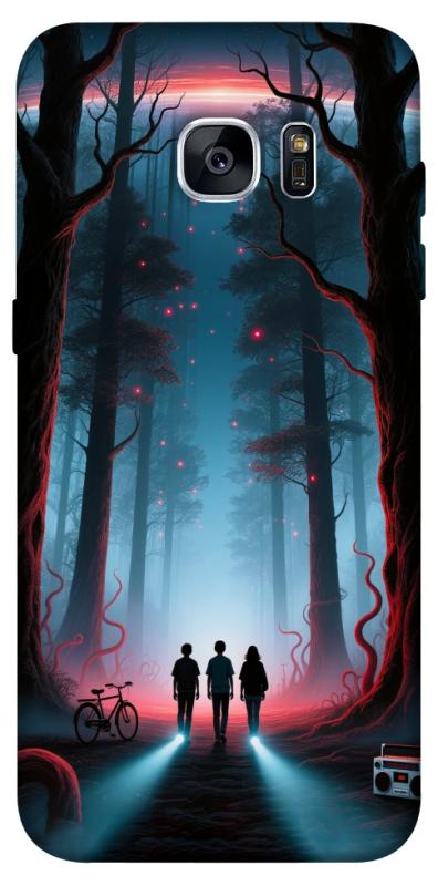 Чехол itsPrint Kids in the forest для Samsung G935F Galaxy S7 Edge, хоррор, купить оптом с доставкой