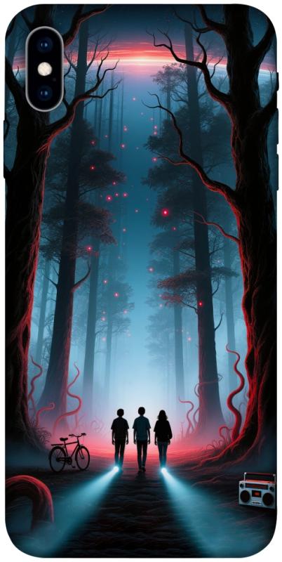 Чехол itsPrint Kids in the forest для Apple iPhone X (5.8"), хоррор, купить оптом с доставкой