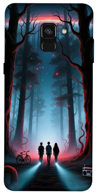 Чехол itsPrint Kids in the forest для Samsung A530 Galaxy A8 (2018), хоррор, купить оптом с доставкой