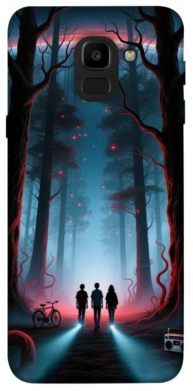 Чехол itsPrint Kids in the forest для Samsung J600F Galaxy J6 (2018), хоррор, купить оптом с доставкой
