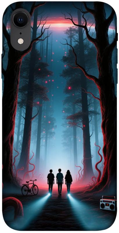 Чехол itsPrint Kids in the forest для Apple iPhone XR (6.1"), хоррор, купить оптом с доставкой