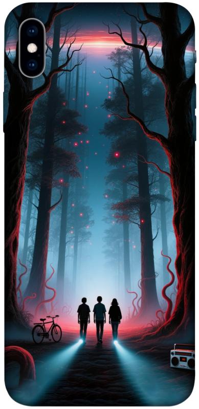 Чехол itsPrint Kids in the forest для Apple iPhone XS Max (6.5"), хоррор, купить оптом с доставкой