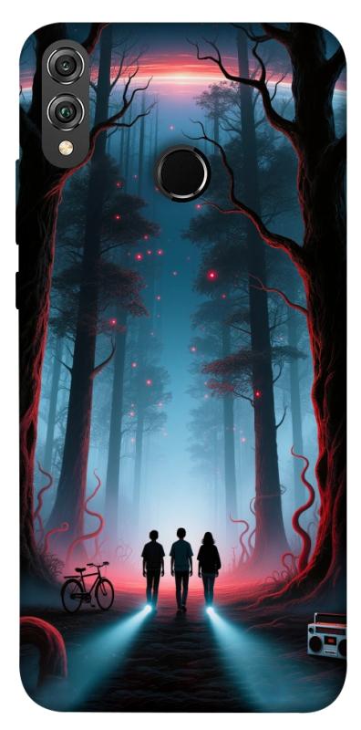 Чехол itsPrint Kids in the forest для Huawei Honor 8X, хоррор, купить оптом с доставкой