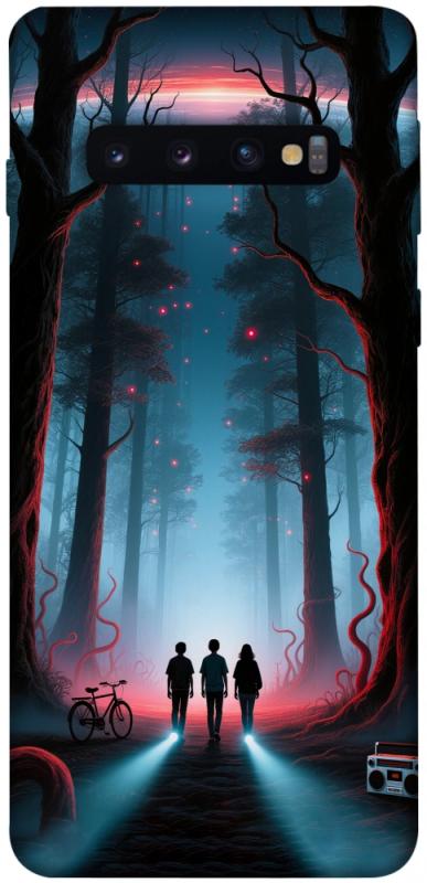 Чехол itsPrint Kids in the forest для Samsung Galaxy S10, хоррор, купить оптом с доставкой