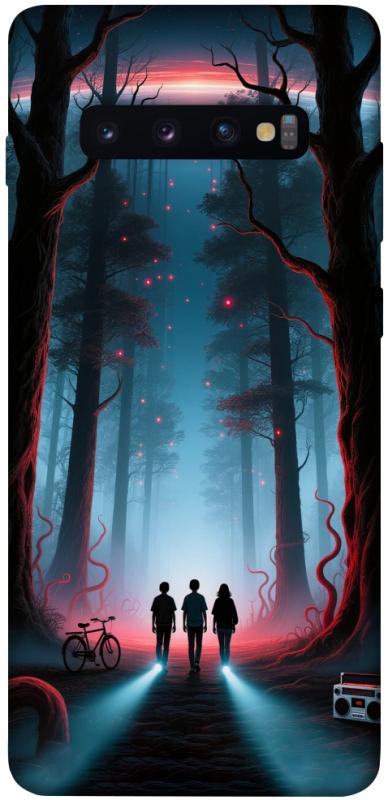 Чохол itsPrint Kids in the forest для Samsung Galaxy S10+, хоррор, купити оптом з доставкою
