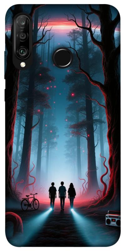 Чехол itsPrint Kids in the forest для Huawei P30 lite, хоррор, купить оптом с доставкой