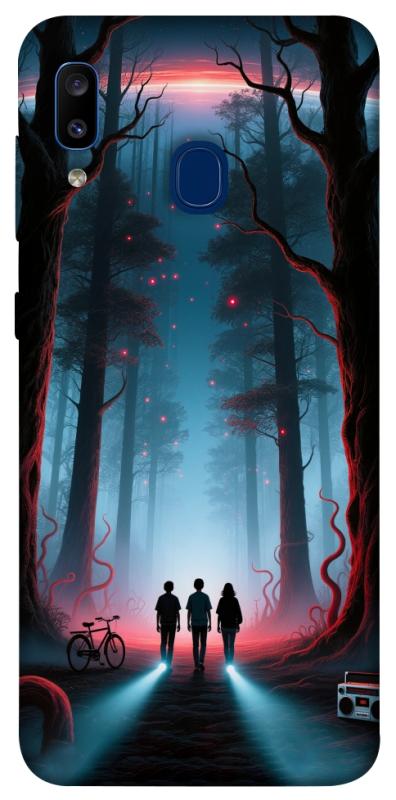 Чехол itsPrint Kids in the forest для Samsung Galaxy A20 / A30, хоррор, купить оптом с доставкой