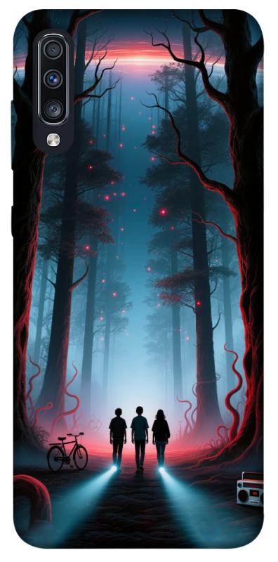 Чехол itsPrint Kids in the forest для Samsung Galaxy A70 (A705F), хоррор, купить оптом с доставкой