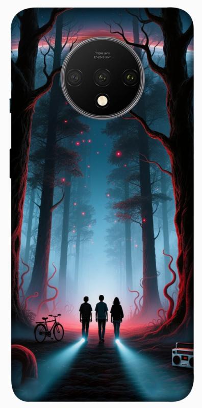 Чохол itsPrint Kids in the forest для OnePlus 7T, хоррор, купити оптом з доставкою