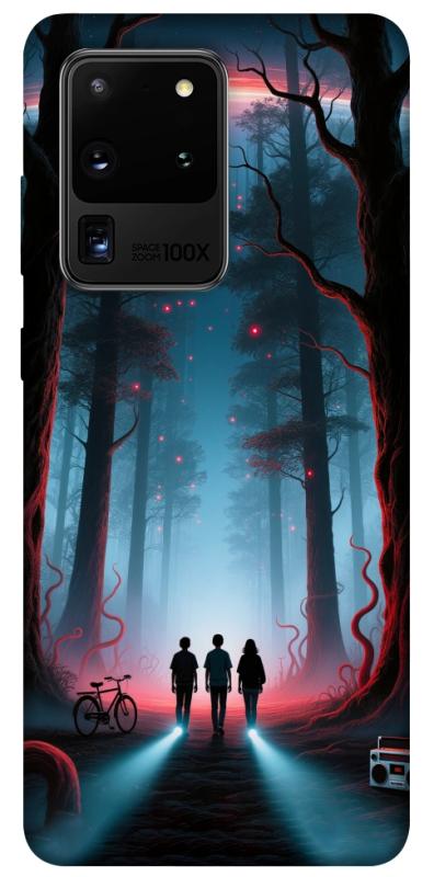 Чехол itsPrint Kids in the forest для Samsung Galaxy S20 Ultra, хоррор, купить оптом с доставкой