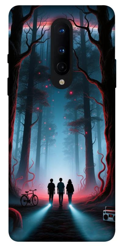 Чохол itsPrint Kids in the forest для OnePlus 8, хоррор, купити оптом з доставкою
