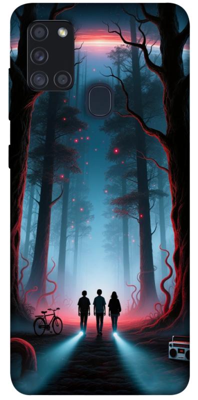 Чехол itsPrint Kids in the forest для Samsung Galaxy A21s, хоррор, купить оптом с доставкой