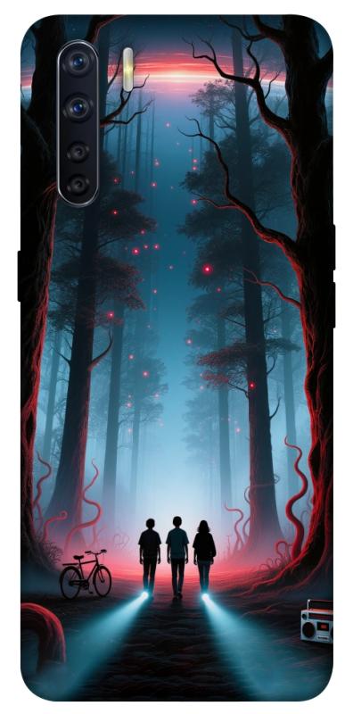 Чехол itsPrint Kids in the forest для Oppo A91, хоррор, купить оптом с доставкой
