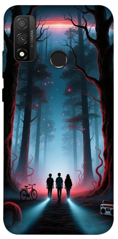 Чехол itsPrint Kids in the forest для Huawei P Smart (2020), хоррор, купить оптом с доставкой