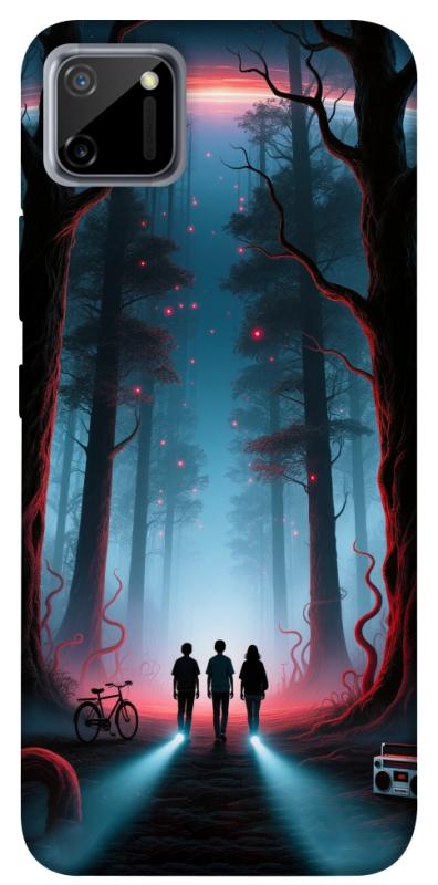 Чехол itsPrint Kids in the forest для Realme C11, хоррор, купить оптом с доставкой