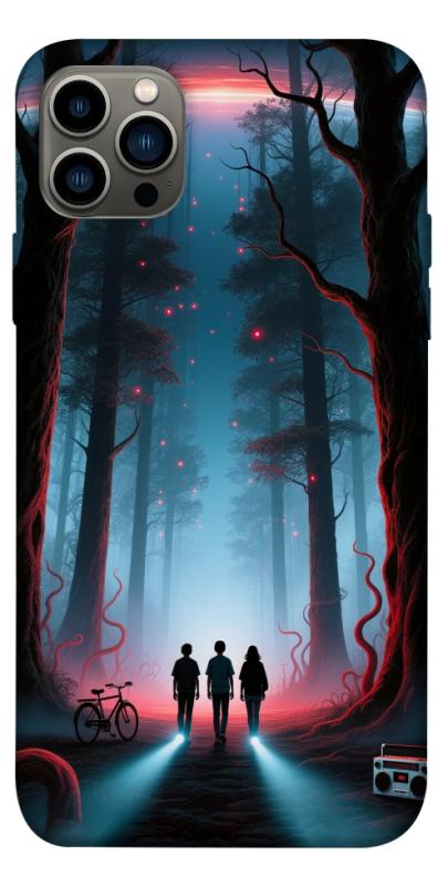 Чехол itsPrint Kids in the forest для Apple iPhone 12 Pro (6.1"), хоррор, купить оптом с доставкой