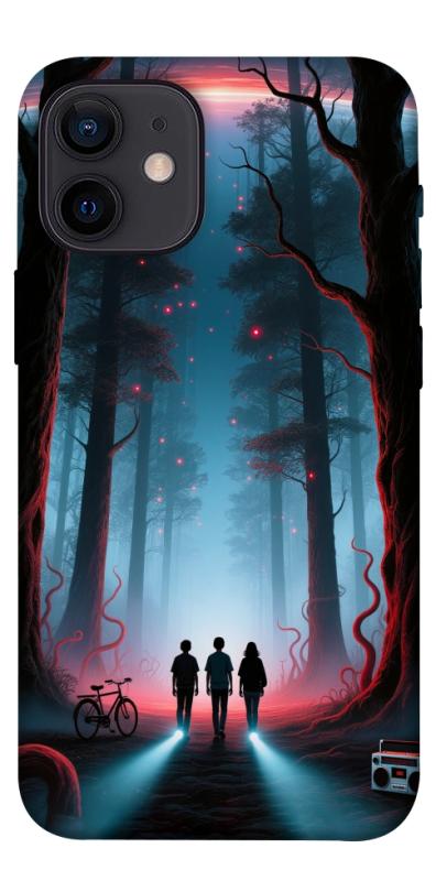 Чехол itsPrint Kids in the forest для Apple iPhone 12 mini (5.4"), хоррор, купить оптом с доставкой