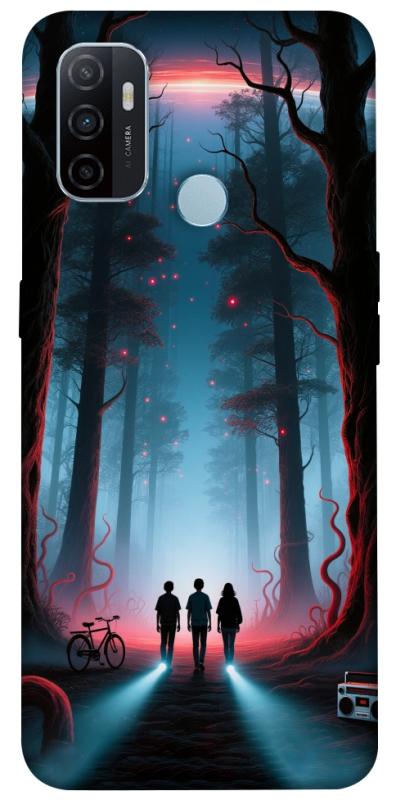Чехол itsPrint Kids in the forest для Oppo A53 / A32 / A33, хоррор, купить оптом с доставкой