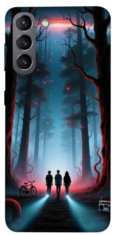 Чехол itsPrint Kids in the forest для Samsung Galaxy S21, хоррор, купить оптом с доставкой