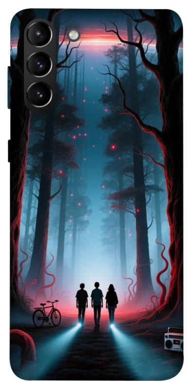 Чехол itsPrint Kids in the forest для Samsung Galaxy S21+, хоррор, купить оптом с доставкой