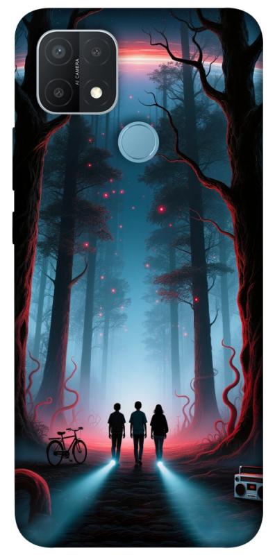Чехол itsPrint Kids in the forest для Oppo A15s / A15, хоррор, купить оптом с доставкой