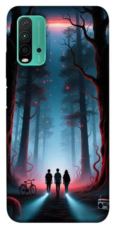 Чехол itsPrint Kids in the forest для Xiaomi Redmi Note 9 4G / Redmi 9 Power / Redmi 9T, хоррор, купить оптом с доставкой