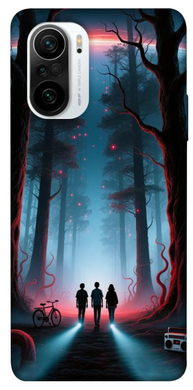 Чехол itsPrint Kids in the forest для Xiaomi Redmi K40 / K40 Pro / K40 Pro+ / Poco F3, хоррор, купить оптом с доставкой