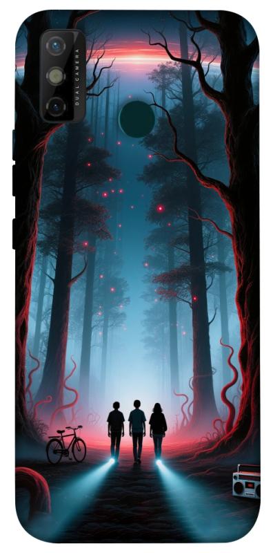 Чехол itsPrint Kids in the forest для TECNO Spark 6 Go, хоррор, купить оптом с доставкой