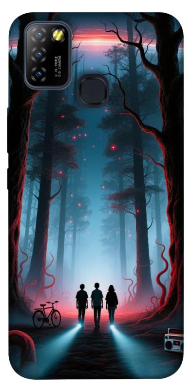 Чехол itsPrint Kids in the forest для Infinix Hot 10 Lite, хоррор, купить оптом с доставкой