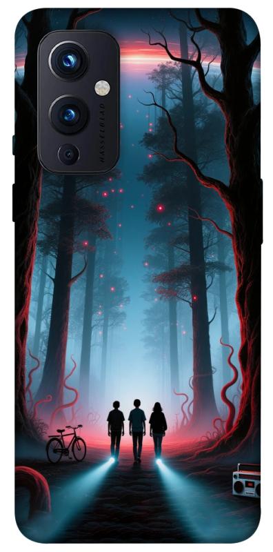 Чехол itsPrint Kids in the forest для OnePlus 9, хоррор, купить оптом с доставкой