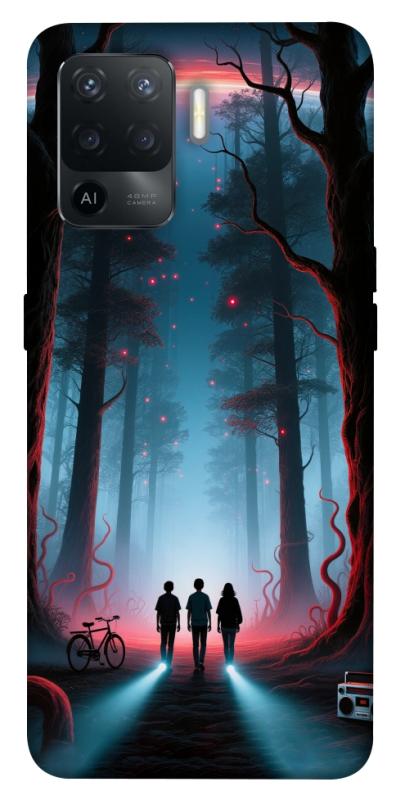 Чехол itsPrint Kids in the forest для Oppo Reno 5 Lite, хоррор, купить оптом с доставкой
