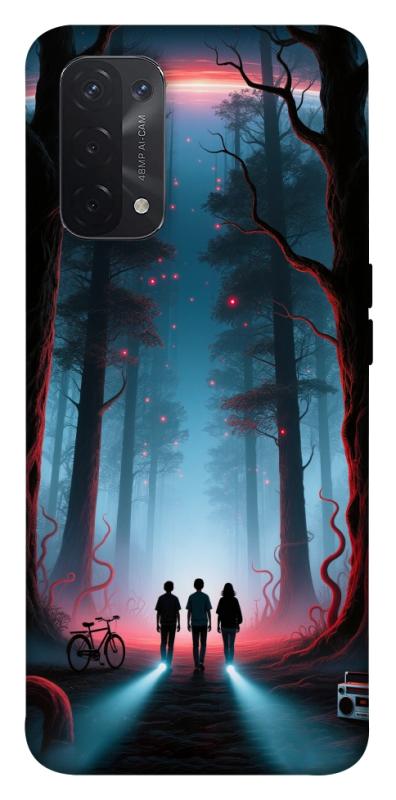 Чехол itsPrint Kids in the forest для Oppo A54 4G, хоррор, купить оптом с доставкой