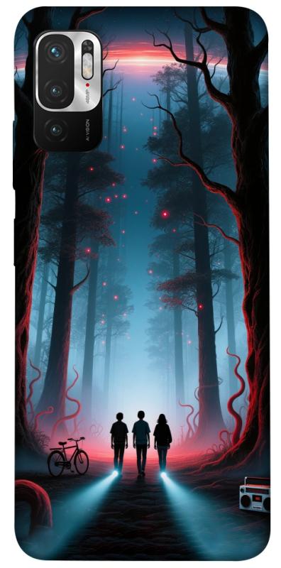 Чехол itsPrint Kids in the forest для Xiaomi Redmi Note 10 5G, хоррор, купить оптом с доставкой