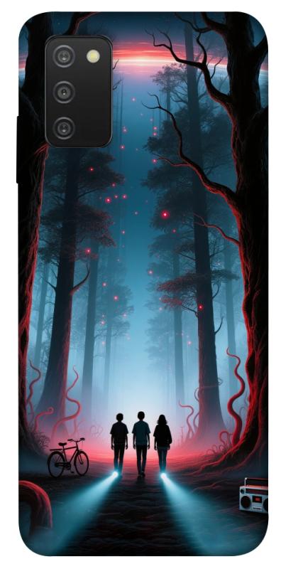 Чехол itsPrint Kids in the forest для Samsung Galaxy A03s, хоррор, купить оптом с доставкой