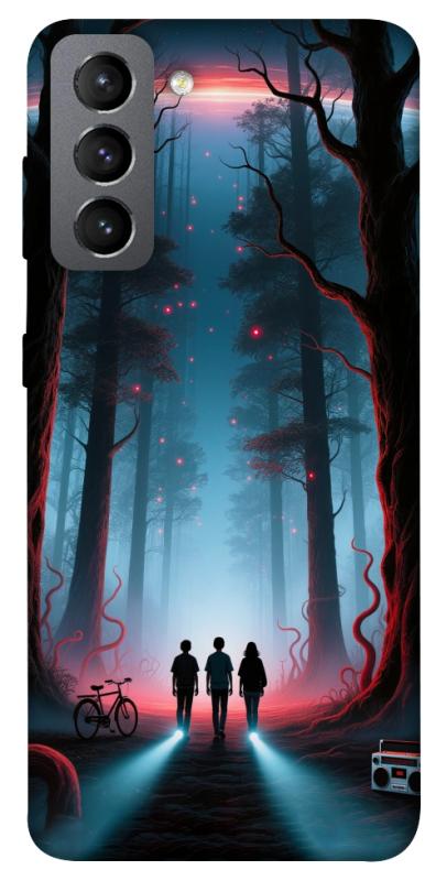 Чехол itsPrint Kids in the forest для Samsung Galaxy S21 FE, хоррор, купить оптом с доставкой