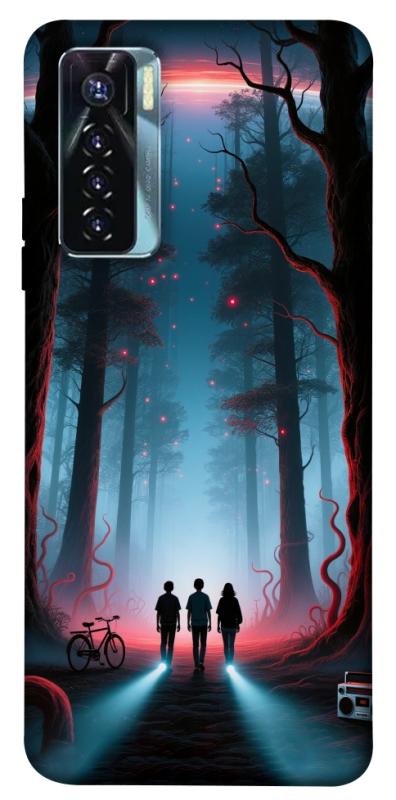 Чехол itsPrint Kids in the forest для TECNO Camon 17 Pro, хоррор, купить оптом с доставкой