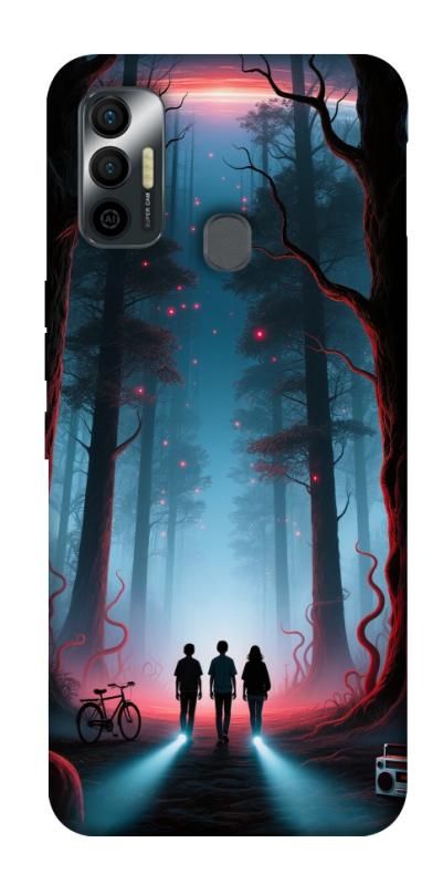 Чехол itsPrint Kids in the forest для TECNO Spark 7, хоррор, купить оптом с доставкой