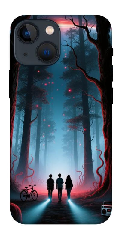 Чехол itsPrint Kids in the forest для Apple iPhone 13 mini (5.4"), хоррор, купить оптом с доставкой