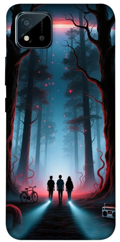 Чехол itsPrint Kids in the forest для Realme C11 (2021), хоррор, купить оптом с доставкой