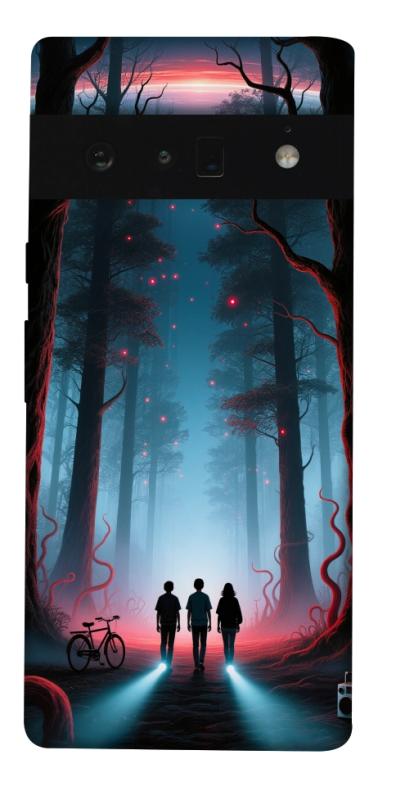 Чехол itsPrint Kids in the forest для Google Pixel 6 Pro, хоррор, купить оптом с доставкой